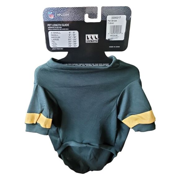 NFL Green Bay Packers Official Team Pet Wear Football Fan Pets First Shirt SZ M - Picture 3 of 3